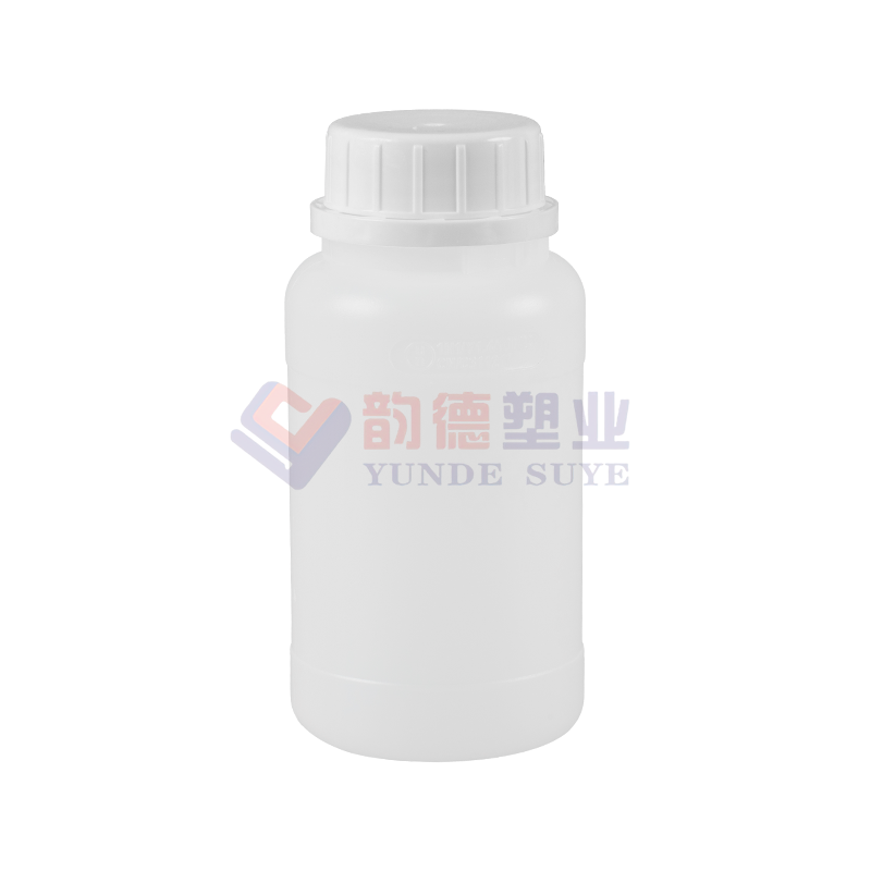 Anti-lækage fortykket Hdpe fluoreret rund flaske 250ml-01