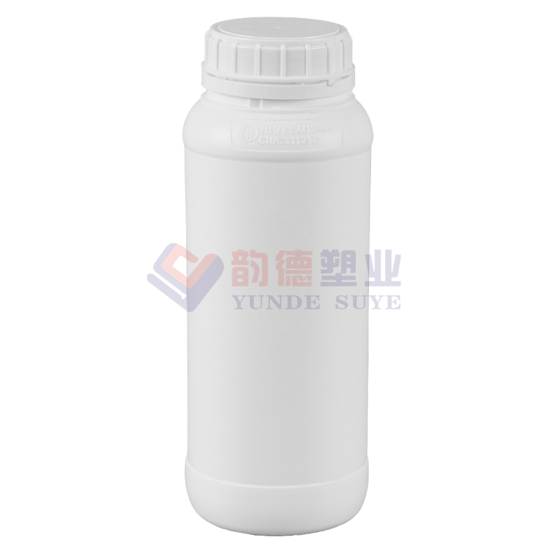 Fortykkede ren hvid kemisk fluorid runde flasker 1L-07