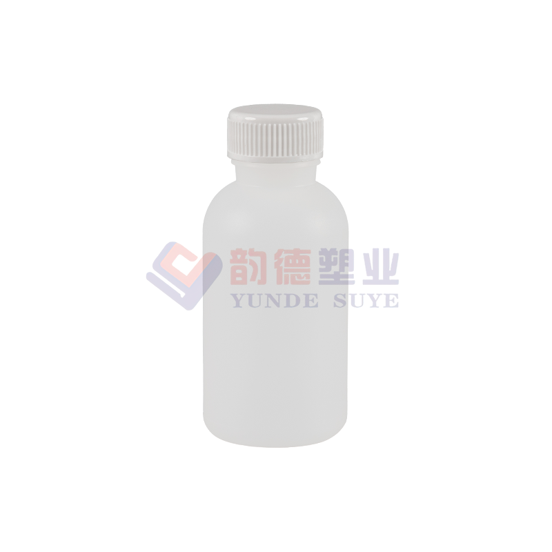 Kemisk fortykket HDPE rund flaske med PP låg 100ml-01（A）